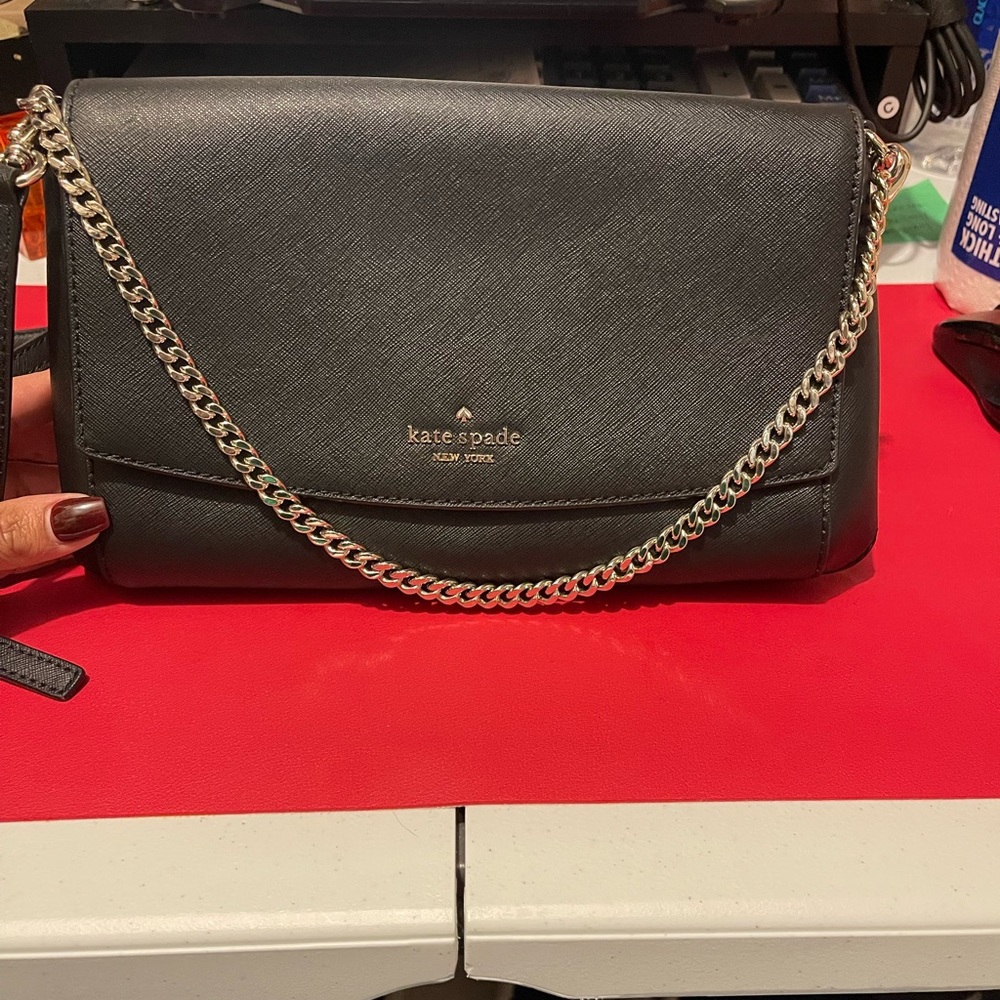Kate Spade Black Leather Crossbody